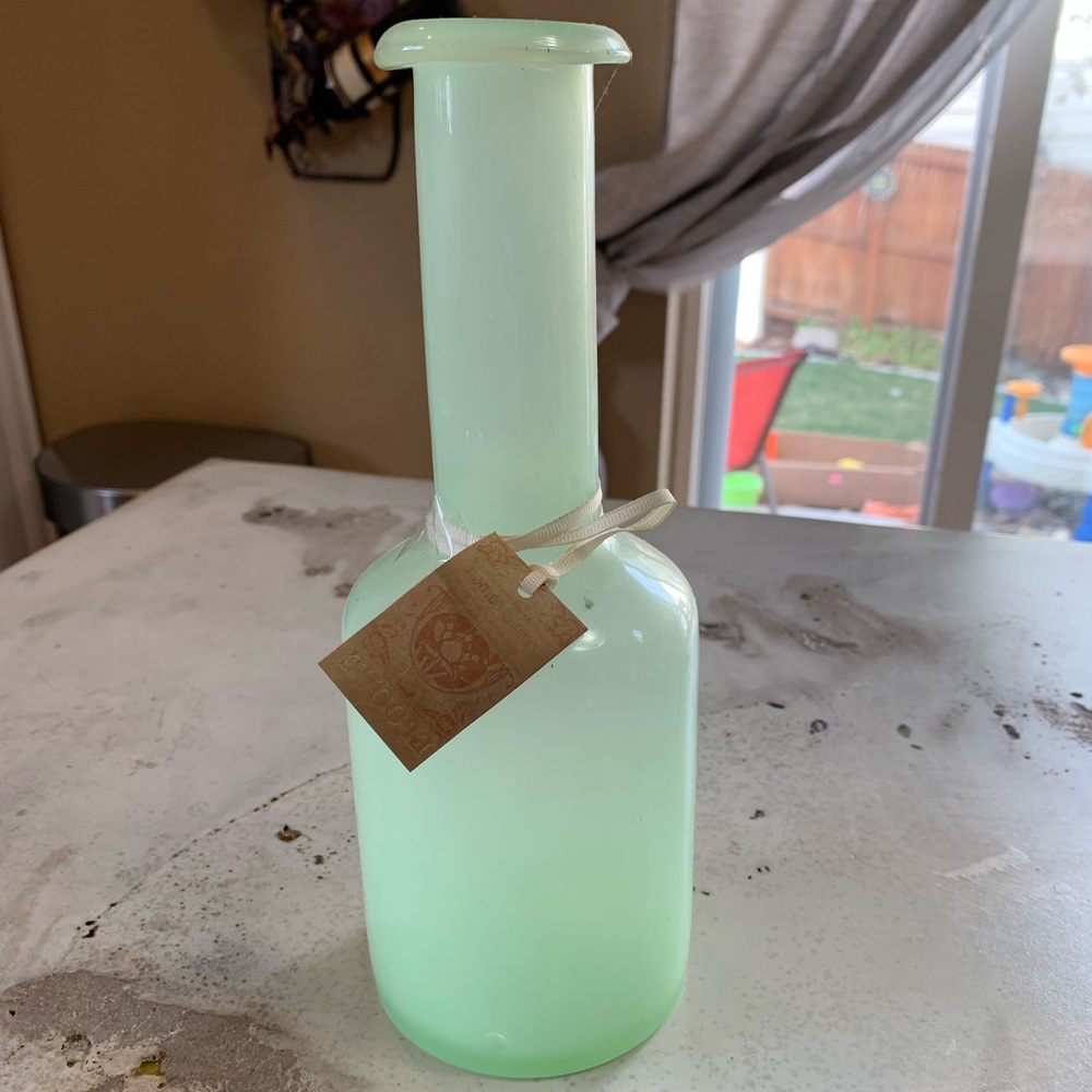 12 Inch Light Green Decorative Vase Home Essential